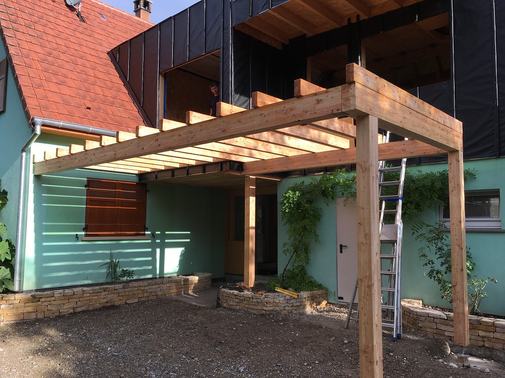 Pergola en bois