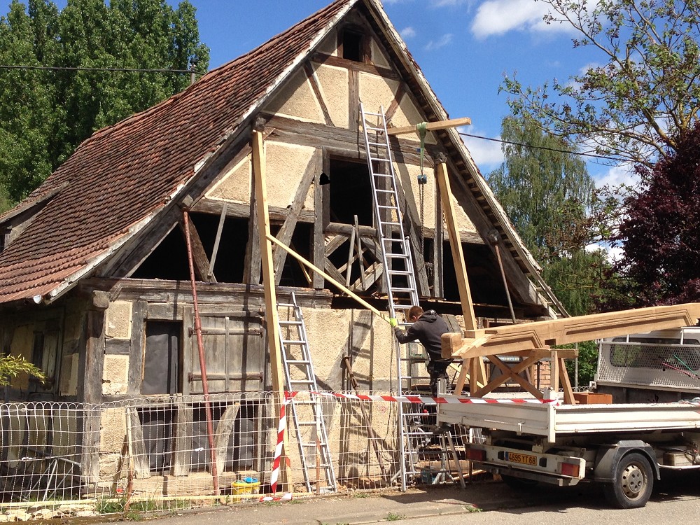 Maison à colombages